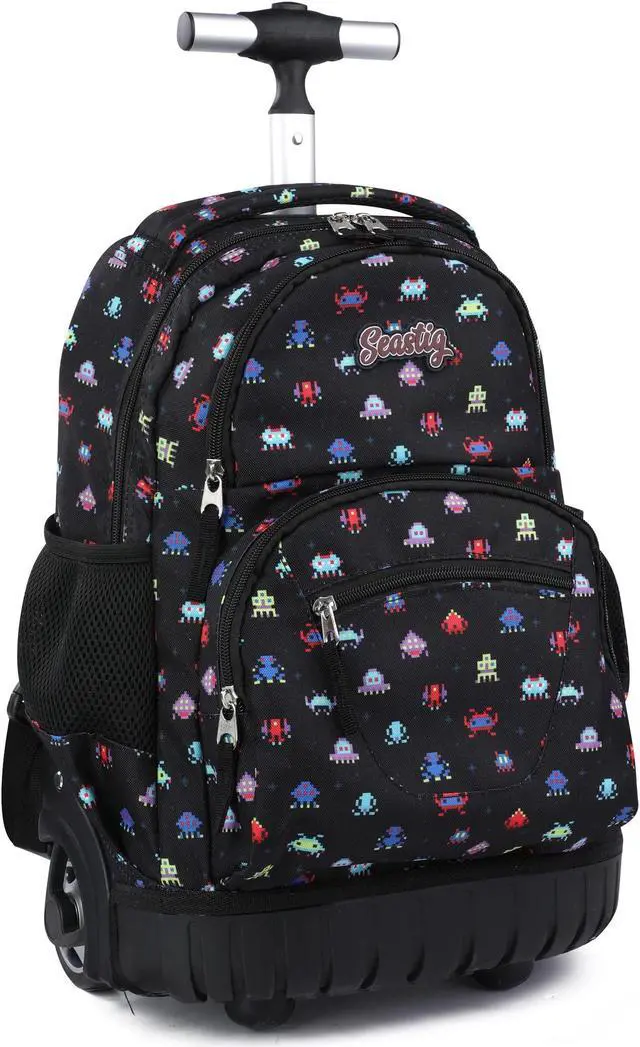 Main image of seastig Rolling Backpack 16 Inch Wheeled Backpack Laptop Backpack Carry-on Backpack School College Travel