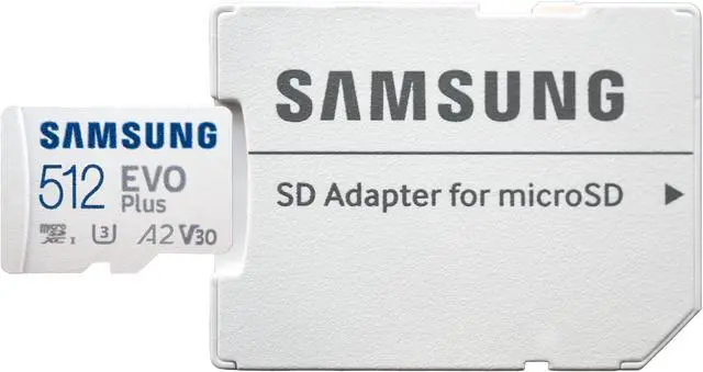 Alt view image 4 of 5 - Samsung Micro 512GB EVO Plus Memory Card for Tablets Compatible with Samsung Galaxy Tab S9 FE and FE+ (MB-MC512SA) U3 C10, A2 V30 Bundle with 1 Everything But Stromboli SD & MicroSDXC Card Reader