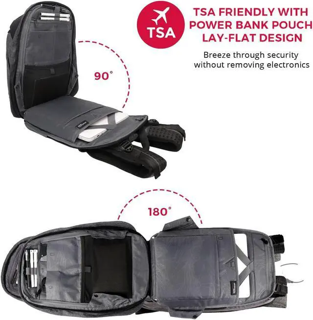 Alt view image 2 of 5 - Swissdigital Design Men's Massage Travel Backpack, USB Charging Port Large Capacity Laptop Backpack Suitable for Business Work (COSMO 3.0 SD1514M)