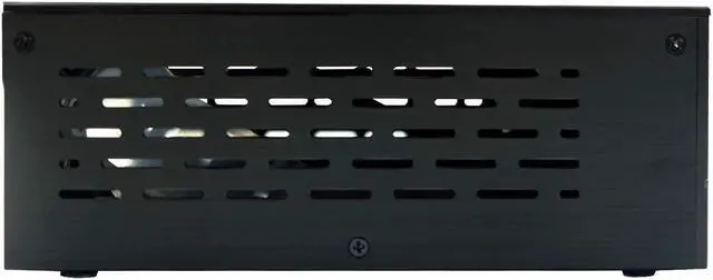 Alt view image 4 of 4 - Goodisory A01 Aluminum Mini-ITX HTPC Desktop Computer Chassis (Black Aluminum)