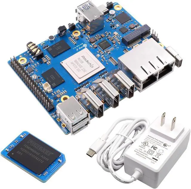 Main image of Orange Pi 5 Plus 8G with 64GB eMMC Module RK3588 8 Core 64 Bit Single Board Computer, 2.4GHz Frequency Open Source Board Run Orange Pi OS,Android,Debian,Ubuntu (Pi 5 Plus 8G+64GB eMMC+TC Supply)