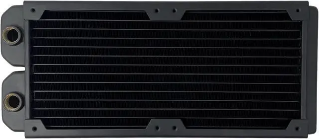 Main image of Shott Tech RAD240C Copper Water Cooling Radiator, 240mm, Slim Dual, Black