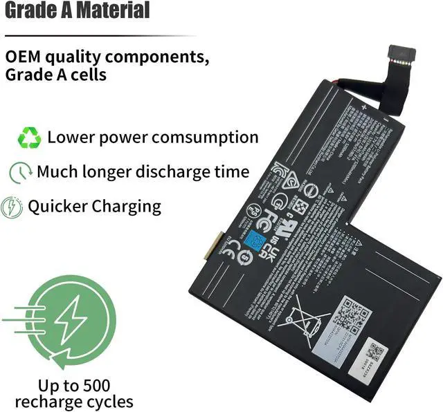 Alt view image 4 of 5 - INTIFO 40.04Wh F7A Replacement Battery Pack Compatible with Steam Deck Battery Accessories for Handheld Gaming PC 2(ICP6/48/36+ICP6/57/80)-2 [7.7V 5200mAh 4-Cell]