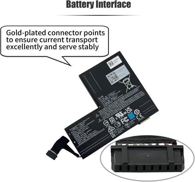 Alt view image 5 of 5 - INTIFO 40.04Wh F7A Replacement Battery Pack Compatible with Steam Deck Battery Accessories for Handheld Gaming PC 2(ICP6/48/36+ICP6/57/80)-2 [7.7V 5200mAh 4-Cell]