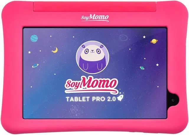Alt view image 2 of 5 - SoyMomo Tablet Pro 2.0 for Kids, Parental Control with Remote Blocking, Cyberbullying Detector, WiFi, Bluetooth, 8" Screen, 64GB Memory, 4GB RAM, Camera, 5000 mHa, Includes Silicone Case (Pink)
