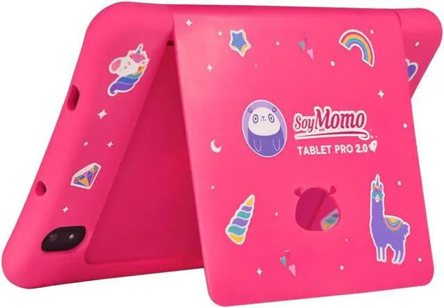 Alt view image 4 of 5 - SoyMomo Tablet Pro 2.0 for Kids, Parental Control with Remote Blocking, Cyberbullying Detector, WiFi, Bluetooth, 8" Screen, 64GB Memory, 4GB RAM, Camera, 5000 mHa, Includes Silicone Case (Pink)