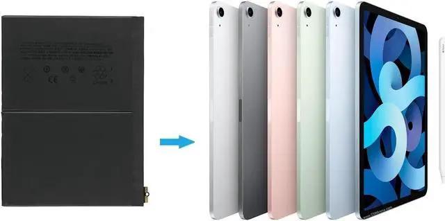 Alt view image 2 of 5 - TTIMORE A2288 Replacement Battery for iPad Air 4 A2072 A2316 A2324 A2325