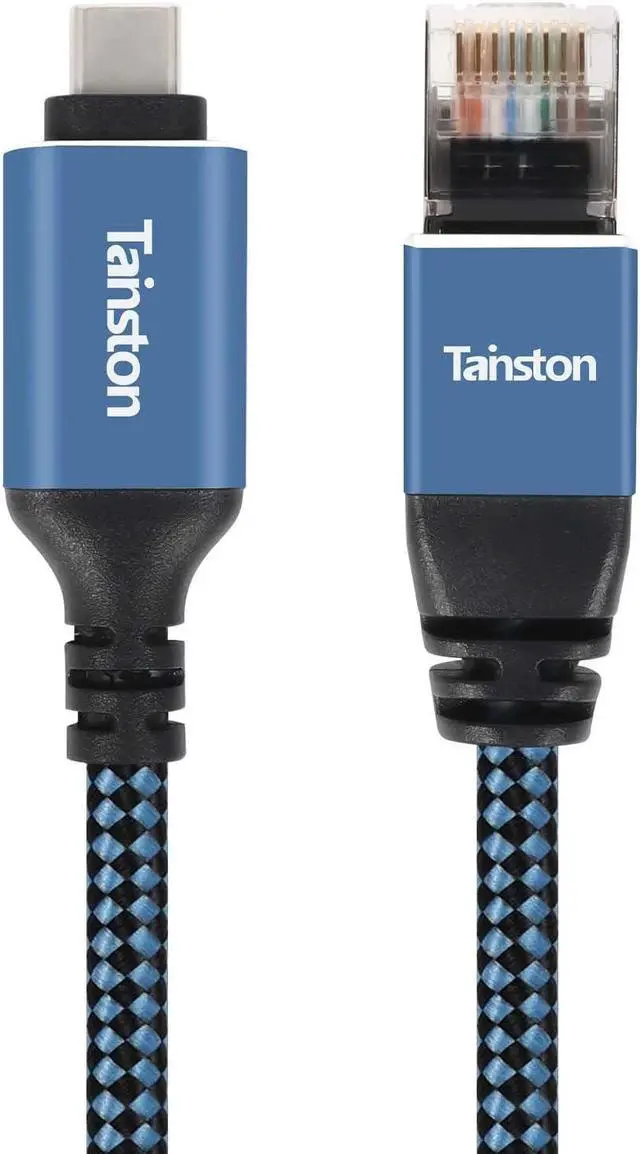 Main image of Tainston USB C to Ethernet Cable, 50Ft Type C to RJ45 Cable,USB C to Gigabit Ethernet Cable Compatible Thunderbolt 3/4,Directly Connected to Smartphone, Laptop, PC, Switch, Router, Modem and More