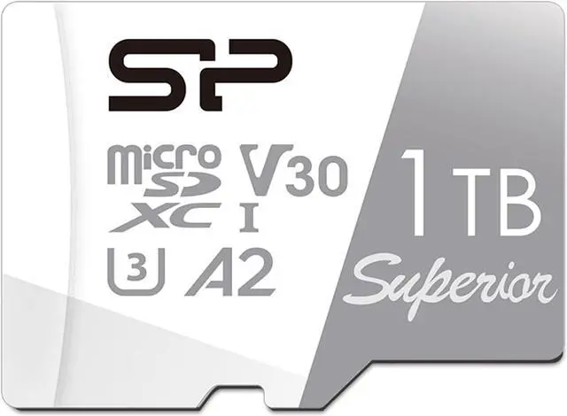 Main image of Silicon Power 1TB Superior Micro SDXC UHS-I (U3) 4K A2,High Speed MicroSD Card with Adapter SU001TBSTXDA2V20AC