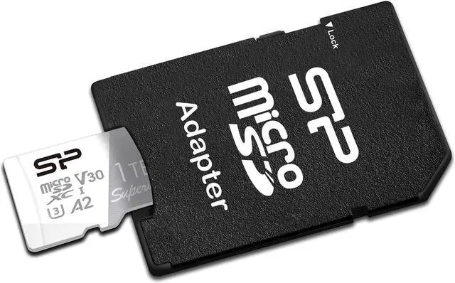Alt view image 2 of 5 - Silicon Power 1TB Superior Micro SDXC UHS-I (U3) 4K A2,High Speed MicroSD Card with Adapter SU001TBSTXDA2V20AC