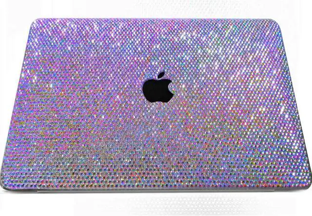 Alt view image 4 of 4 - Teazgopx Bling Rhinestone Case for MacBook Pro 14 inch 2024 2023 2021 Release (M4 A3112 A3401 A3185 & M3 A2918 A2992 & M2 A2779 & M1 A2442) Pro/Max,Sparkle Fashion Luxury Shiny Diamond Hard Shell