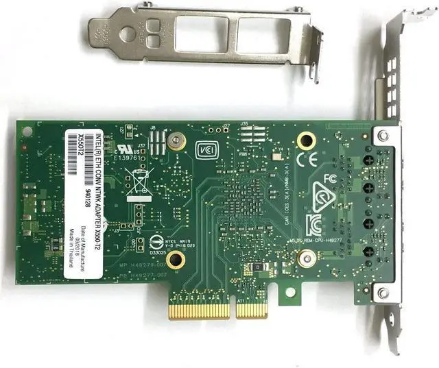 Alt view image 2 of 4 - SXTAIGOOD X550-T2 Dual Port 10GbE Ethernet PCI-Express x 4 Server Adapter Converged Intel Network Adapter