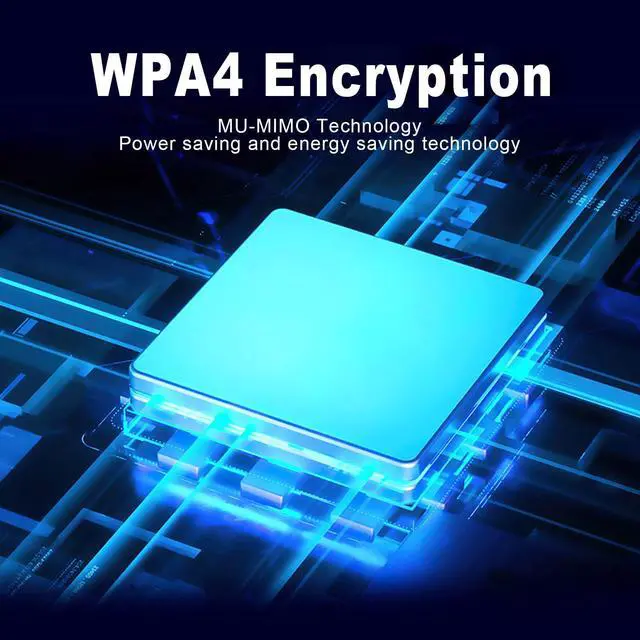 Alt view image 2 of 5 - MT7925 PCIe Wi Fi Card, 5400Mbps 2.4G 5G 6G Tri Band Bluetooth5.3, Network Card Adapter Support MU MIMO, for Win 10 11, for Linux