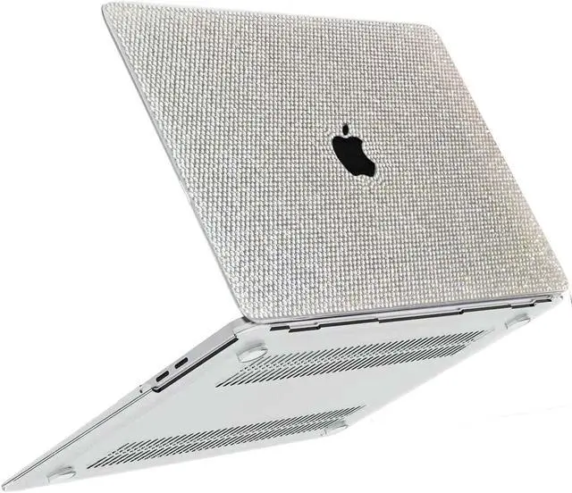 Main image of Teazgopx Bling Rhinestone Case Compatible with MacBook Pro 15 Inch 2019 2018 2017 2016 Release (Model:A1990 A1707),Glitter Sparkle Diamond Case Fashion Luxury Shiny Crystal Hard Shell for Women Girls
