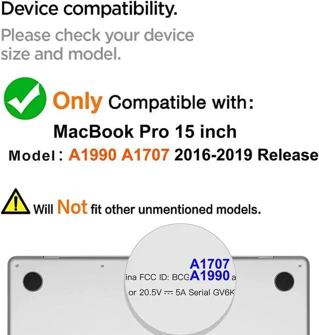 Alt view image 2 of 5 - Teazgopx Bling Rhinestone Case Compatible with MacBook Pro 15 Inch 2019 2018 2017 2016 Release (Model:A1990 A1707),Glitter Sparkle Diamond Case Fashion Luxury Shiny Crystal Hard Shell for Women Girls