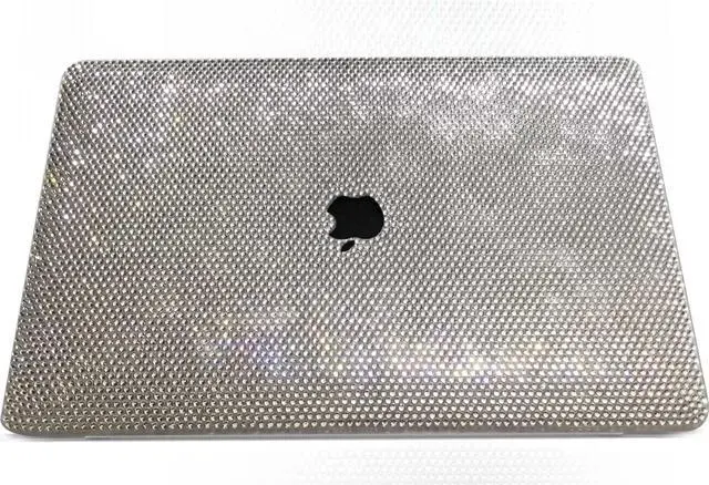 Alt view image 4 of 5 - Teazgopx Bling Rhinestone Case Compatible with MacBook Pro 15 Inch 2019 2018 2017 2016 Release (Model:A1990 A1707),Glitter Sparkle Diamond Case Fashion Luxury Shiny Crystal Hard Shell for Women Girls