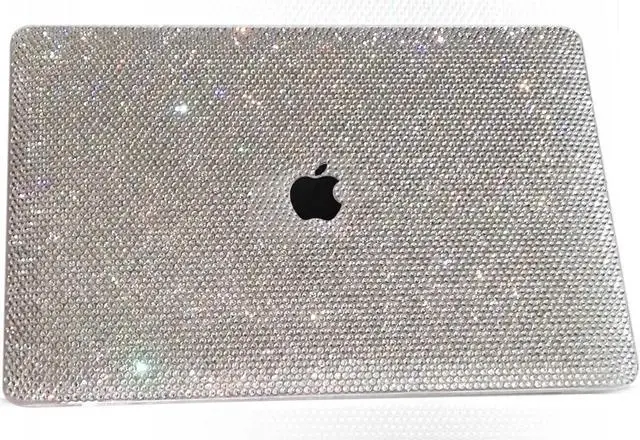 Alt view image 5 of 5 - Teazgopx Bling Rhinestone Case Compatible with MacBook Pro 15 Inch 2019 2018 2017 2016 Release (Model:A1990 A1707),Glitter Sparkle Diamond Case Fashion Luxury Shiny Crystal Hard Shell for Women Girls