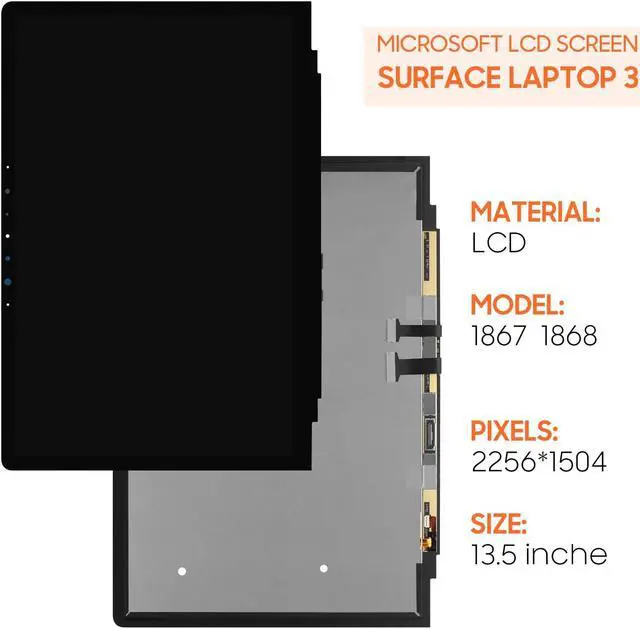 Alt view image 2 of 5 - (Not for 15 inches) Screen Replacement for Microsoft Surface Laptop 3 2019 13.5 inches 1867 1868 LCD Display 2256x1504 Touch Screen Digitizer Full Assembly,with Tools