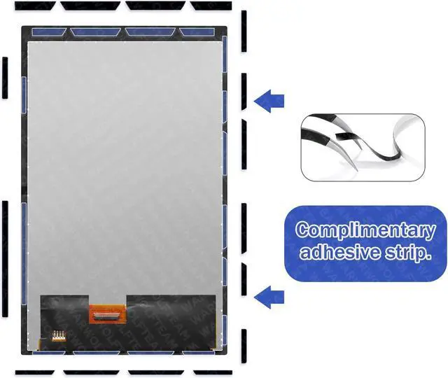 Alt view image 5 of 5 - Compatible with Valve Steam Deck Handheld Game Console IPS 7" 1280 x 800 LCD Display Touch Screen Digitizer Assembly with Repair Tools(Anti-Glare Frosted Anti-Fingerprint), not for OLED Version