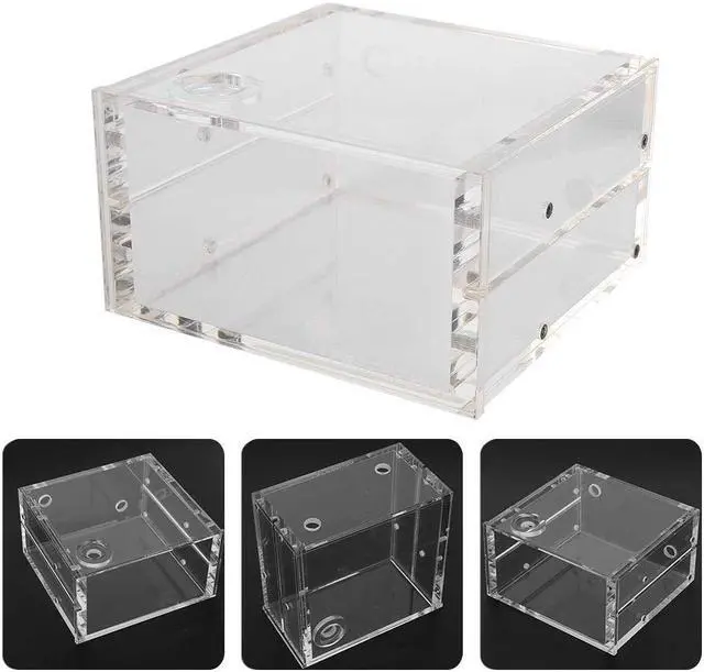 Alt view image 5 of 5 - Water Cooling ,1.25L Water Cooling Cooling Reservoir All Transparent Acrylic Computer Accessories