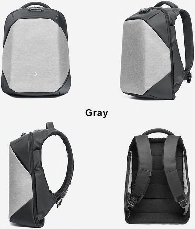 Alt view image 4 of 5 - KORIN ClickPack - Anti Theft Travel Backpack Laptop Backpack 15.6 inch with USB Charging Port Large Capacity Waterproof TSA Business Travel Backpack Bag