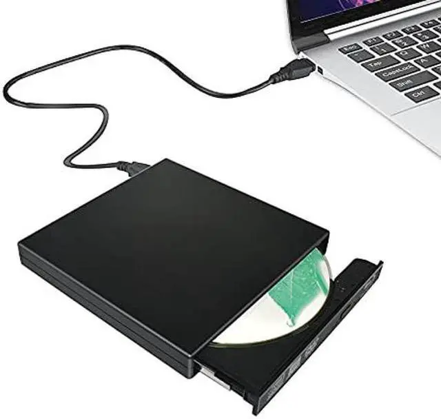 Alt view image 2 of 5 - VSVABEFV External Blu Ray DVD Drive USB 2.0 Ultra-Slim CD/DVD-ROM CD/DVD-RW Burner Player Rewriter External CD DVD Blu-ray Drive 3D