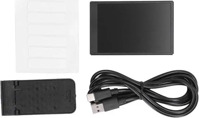 Alt view image 3 of 5 - Walfront Mini Monitor Display Computer Monitor Screen IPS Full View CPU GPU HDD Time Date Portable Smart Monitor IPS Display Various Modes for Computer USB Mini Secondary Screen 320x480