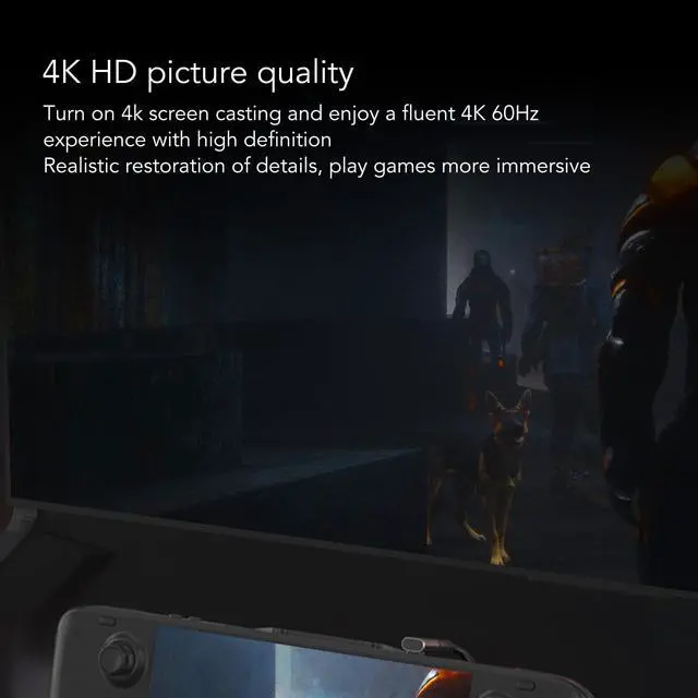 Alt view image 3 of 5 - Vikye 5 in 1 Steam Deck Dock 100W Type C to PD HD Multimedia Interface USB3.0 2xUSB2.0 Game Console Dock