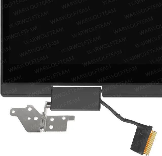 Alt view image 5 of 5 - WARWOLFTEAM Replacement Cover Cable Hinges Full Top Assembly LED Compatible with HP Envy X360 15-ED 15-EE 15-EE1005AU 15-EE1007AU LCD Touch Screen Digitizer Assembly 15.6in FHD L93183-001(Black)