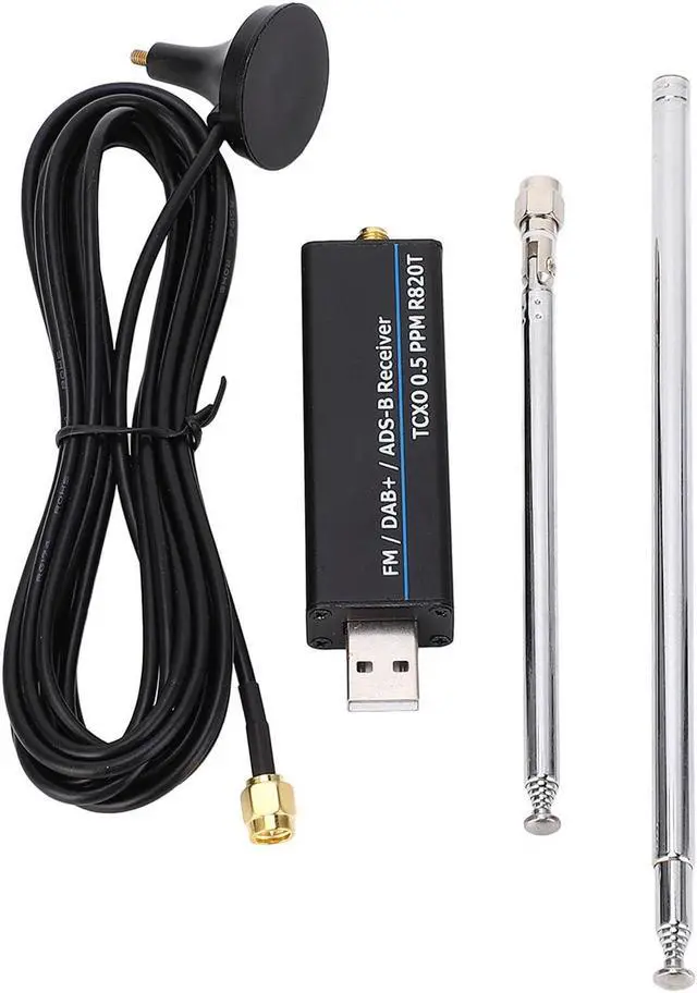 Alt view image 2 of 4 - RTL SDR Receiver 100KHz to 1766MHz Full Band USB Radio Receiver High Performance for Amateur Radio Enthusiasts Aluminum Alloy Material