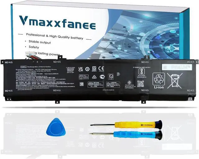 Main image of Vmaxxfanee FZ06XL Laptop Battery 83Wh Replacement for HP Envy 16-H0000 16-h0000ne 16-h0001TX 16-h0000TX Spectre X360 2-in-1 16-F0000 Series M47636-2D1 TPD-DB01 M48025-005 FZ06083XL 6880mAh 11.58V