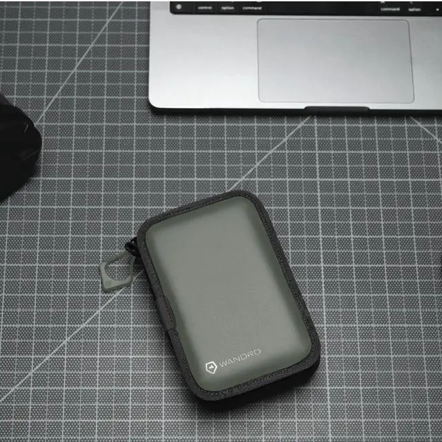 Alt view image 3 of 5 - WANDRD Memory Card Case - Durable SD, Micro SD Card Holder for Creators | Camera Accessories & Electronics Organizer for Travel (Wasatch Green)