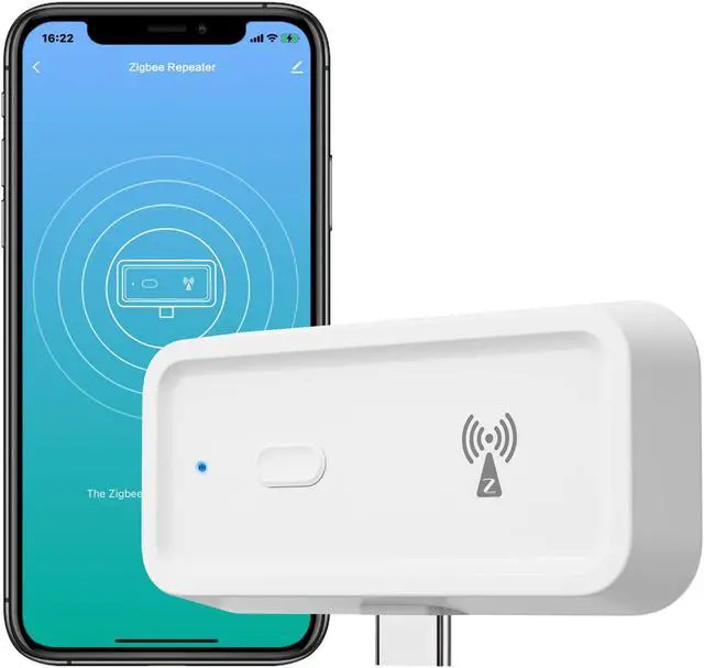 Main image of YIFAN Zigbee 3.0 Range Extender with Built-in Power Amplifier, Tuya Zigbee Signal Booster, Long Range up to 7600 sq.ft, Compatible with Alexa/Google Assistant, 2.4GHz, White