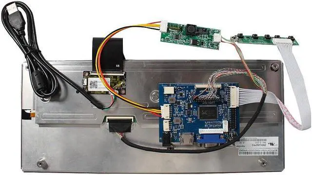Alt view image 4 of 5 - VSDISPLAY 12.3 Inch Touchscreen IPS Stretched Bar LCD 1920x720 Monitor for Secondary Display,with HD-MI VGA AV Controller Board VS-TY2662-V1