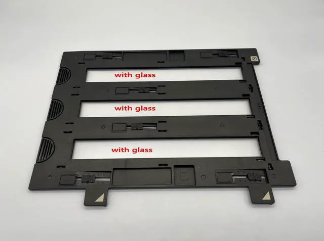 Alt view image 2 of 4 - 4PCS Upgraded Photo Negative Film Guide Holder 35mm 4X5 120 135 for Perfection V800 V850 V700 V750 Scanner - with Glass