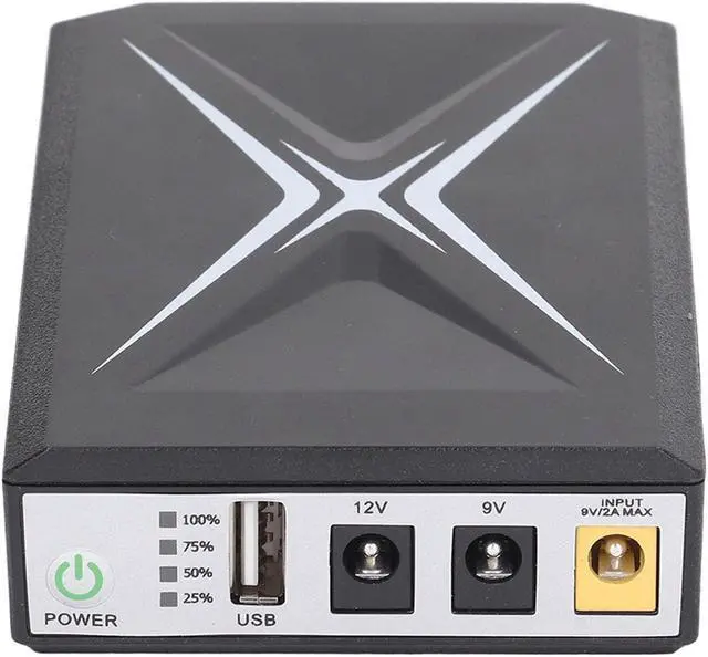 Main image of Mini UPS Battery Backup 10400mAh Uninterruptible Power Supply for Router Security Camera Small UPS with Multiple Inputs Wide Application Intelligent