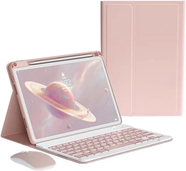 Main image of kaitesi Keyboard Case Mouse for iPad Pro 13 inch M4 Case with Keyboard and Mouse, Magnetically Detachable Color Keyboard Case for iPad Pro 13" M4,Pink