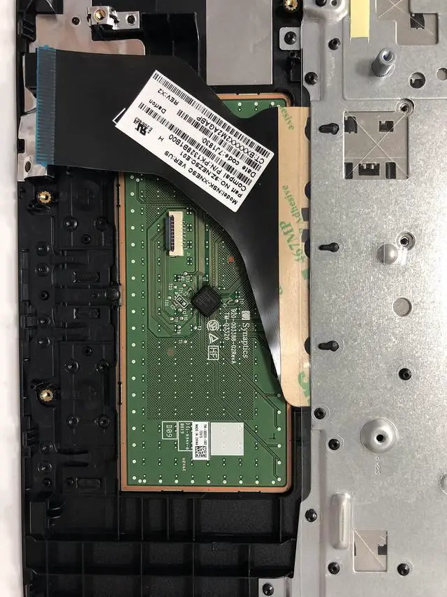 Alt view image 3 of 5 - wzqrps Replacement Laptop Upper Case Palmrest Keyboard Touchpad Assembly Part for HP 15-DA 15-DB 15-DR 15-DA0053WM 15-DA0012DX 15-DA0073WM L20387-001 AP29M000400