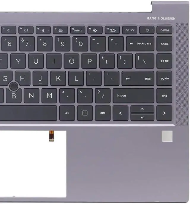 Alt view image 4 of 5 - Wzqrps New Replacement for HP ZBOOK Firefly 14 G7 G8 Laptop Upper Case Palmrest Backlit Keyboard Assembly Part M07131-001 M36447-001 Gray