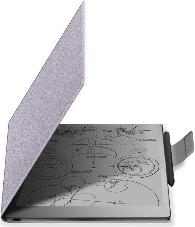 Alt view image 5 of 5 - Xuanbeier Magnetic Case Compatible with Remarkable Paper Pro 11.8 Inch Digital Paper Magnetic with Auto Sleep/Wake Ultra Slim Book Folio Cover,Purple