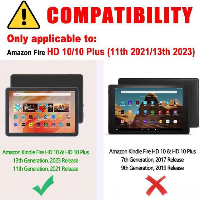 Alt view image 2 of 5 - XCHYTECHER Keyboard Case for  Fire HD 10/10 Plus 10.1 inch, Detachable Keyboard with Type-C Charging Port Cover (Mint Green+Mint Green)