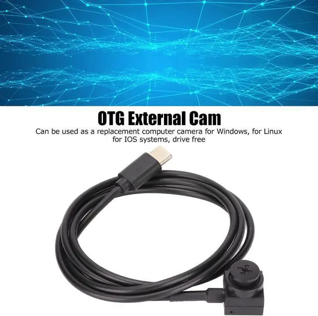 Alt view image 2 of 5 - Health Gear Mini USB Type C Camera, OTG External Camera Multifunctional Portable Cam for Smart Mobile Phone Android OS System Phones, Security Office Wearable Plug and Play