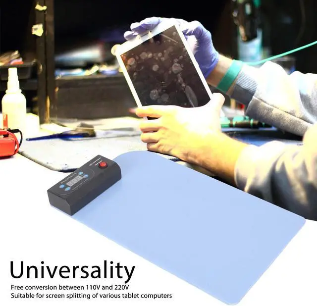 Alt view image 2 of 5 - CPB Heating Pad, Flexible Universal LCD Screen Separator Machine 100-240V Fast Heating Speed for Tablets (US Plug)