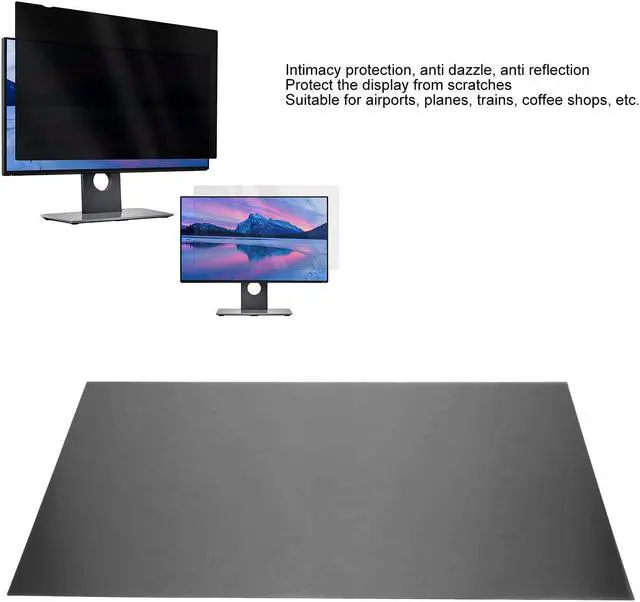 Alt view image 4 of 5 - Yoidesu 24 Inch Computer Screen Filter for 16:9 Widescreen Monitor, , Anti Scratches, Anti Blue Light Anti Glare Screen Protector Film(20.9 x 11.8in)