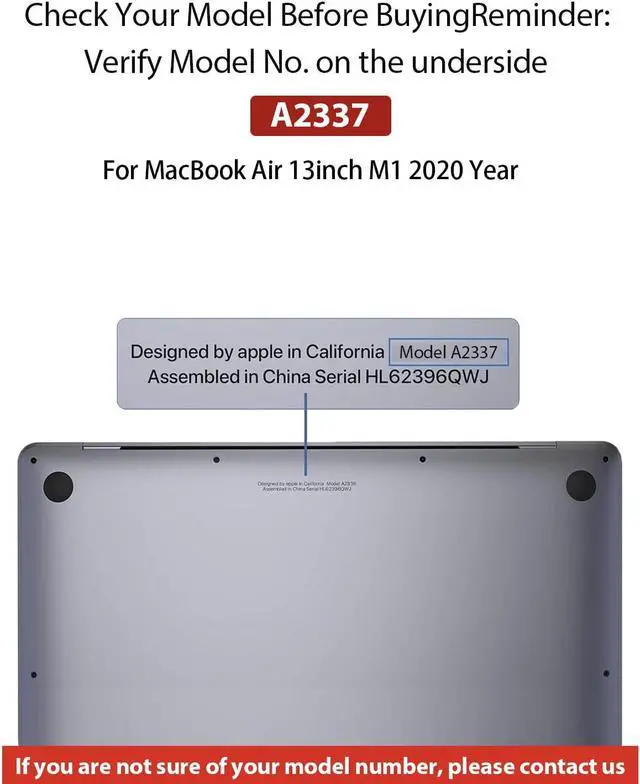 Alt view image 4 of 5 - YUSE A2337 Screen Replacement 13.3" for MacBook Air 2020 Year M1 Retina, EMC 3598 MGN63 MGN93 MGND3 MGN73 MGNA3 MGNE3 A Full LED LCD Display Assembly 2560x1600 (Space Grey)