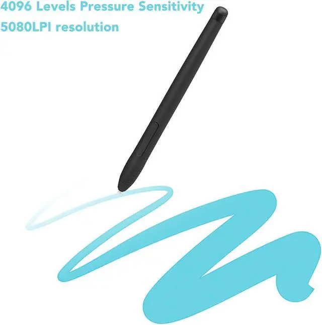 Alt view image 2 of 5 - Pen for Huion, Ergonomic Pen Replacement for Huion HST640 H610PROV2 HC16 HS64 HS610 GC610 H1161 H320M Drawing Board