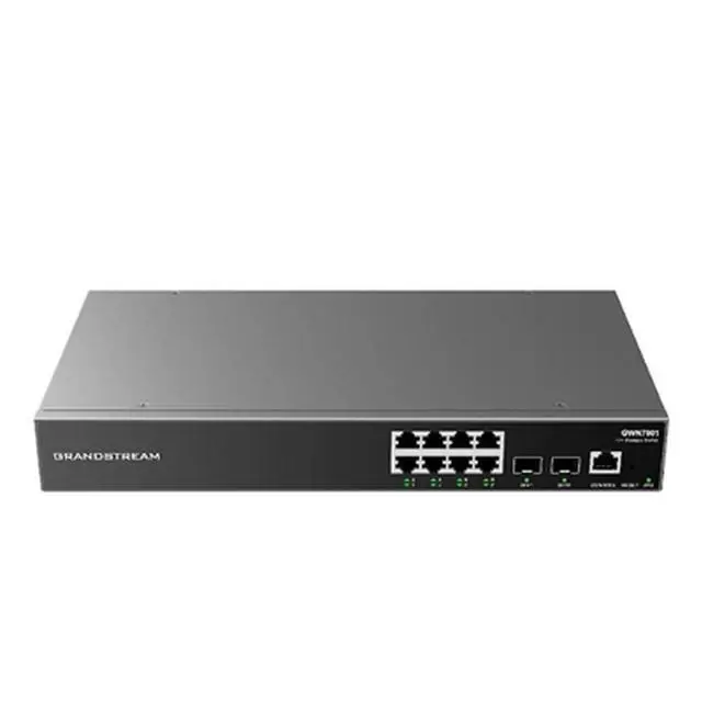 Alt view image 3 of 3 - Grandstream GWN7801 Switch 8xGbE 2xSFP