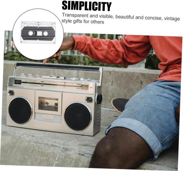 Alt view image 3 of 5 - OSALADI 20 Pcs Blank Audio Tape Empty Audio Tapes Blank Cassette Tapes Recordable Audio Tapes Recordable Audio Cassette Tapes Blank Audio Cassette Tape Plastic High Transparency