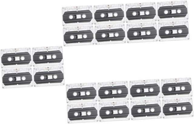 Main image of OSALADI 20 Pcs Blank Audio Tape Empty Audio Tapes Blank Cassette Tapes Recordable Audio Tapes Recordable Audio Cassette Tapes Blank Audio Cassette Tape Plastic High Transparency