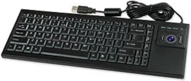 Main image of Global Marketing Partners Ione Scorpius P7 Slim Keyboard with Trackball USB